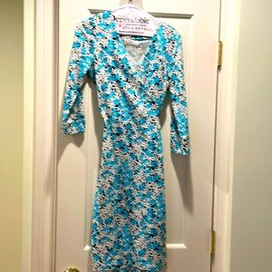 Vintage DVF 3/4 sleeve wrap dress